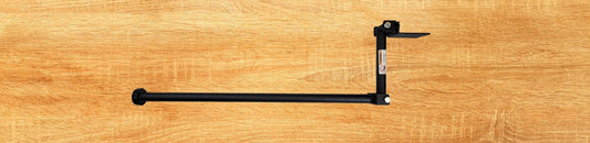 32-inch closet arm assembled