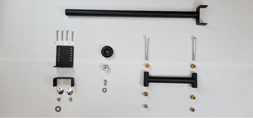 Close-up of 27-Inch Rotating Closet Rods for Easy Closet Organization