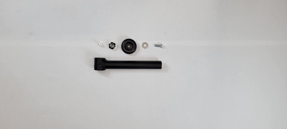 Perpendicular Closet Rod Kit in use, creating shelving space behind Closet Rods.