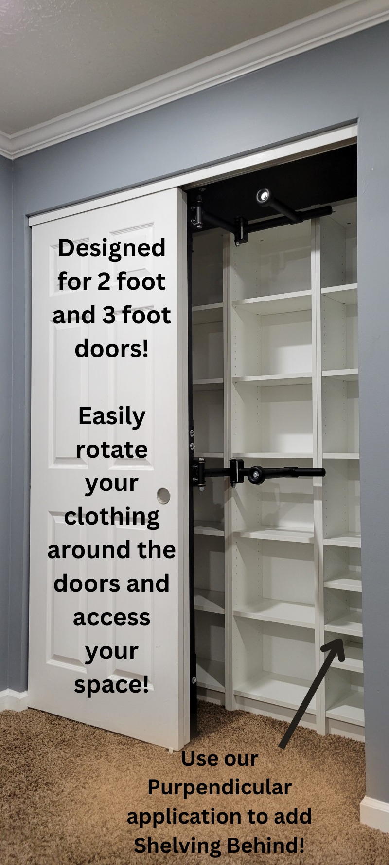 Load video: introduction to clever Closet rods and quick Back story