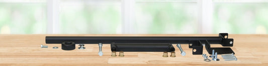 32-Inch Rotating Closet Rod for Closet Organizer & Clothes Rack