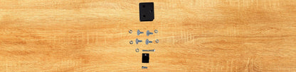 Installing the Clever Clamp System to mount and secure your 22-inch, 27-inch, or 32-inch closet rods with ease.