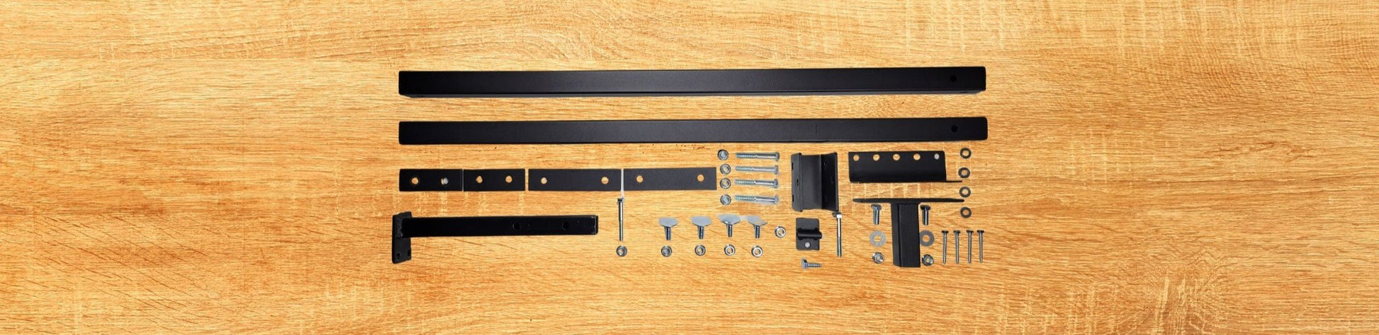 Clever Mounting Post anchoring Closet Rods for a secure and adjustable Closet Organizer system.