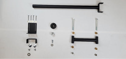 Close-up of 27-Inch Rotating Closet Rods for Easy Closet Organization